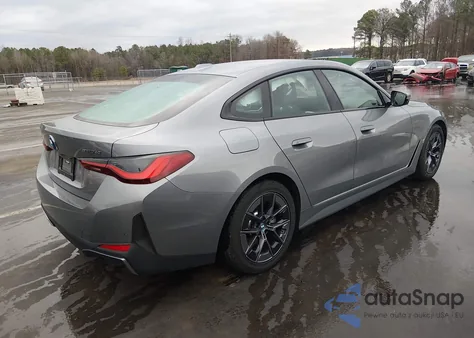 2023 BMW I4 Edrive40 z USA, uszkodzony, nr VIN WBY73AW04PFP55614